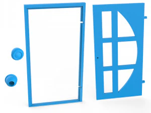 internal door 3D Print Model