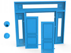 external door 3D Print Model