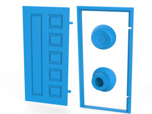 internal door 3D प्रिंट मॉडल