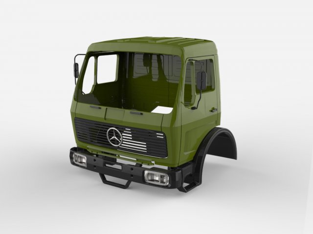 mercedes benz ng 1632 3D 프린트 모델 .c4d .max .obj .3ds .fbx .stl .blend 