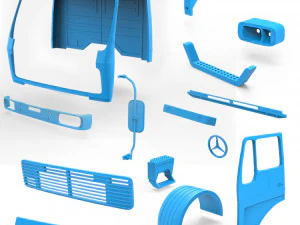 mercedes benz ng 1632 3D Print Model