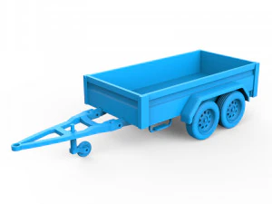 trailer 3D Print Model