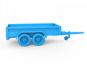 trailer 3D Print Model