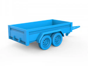 trailer 3D Print Model