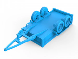 trailer 3D Print Model