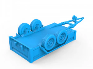 trailer 3D Print Model