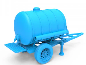 trailer 3D Print Model