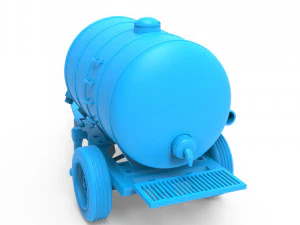 trailer 3D Print Model