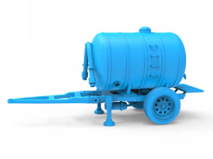 trailer 3D Print Model