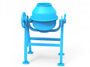 cement mixer 3D Print Model