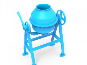 cement mixer 3D Print Model