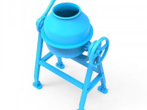cement mixer 3D Print Model