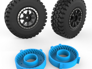 rough terrain tire mold 3Dプリントモデル
