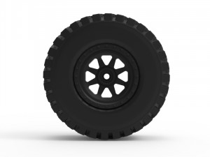 rough terrain tire Model do druku 3D