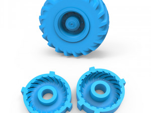tractor tire mold 3D-printmodel