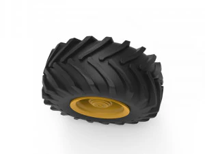 tractor tire 3d printing model 3D Print Model
