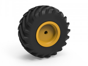 tractor tire 3d printing model 3D-printmodel