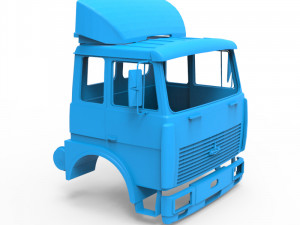 maz 5516 cabin 3D Print Model