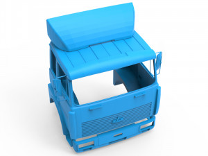 maz 5516 cabin 3D Print Model
