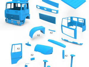 maz 5516 cabin 3D Print Model