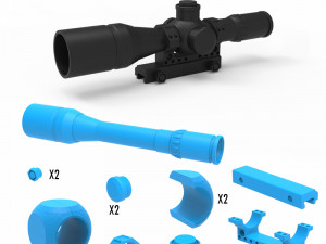 scope 3D Print Model