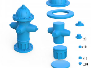 hydrant 3D Baskı Modeli