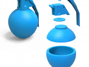 grenade 3D Print Model