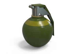 grenade 3D Print Model