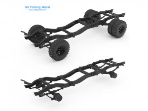 sasis chevy k30 Model Cetak 3D