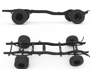 chasis chevy k30 3D Print Model