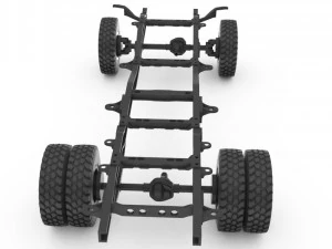 chasis chevy k30 3D Print Model