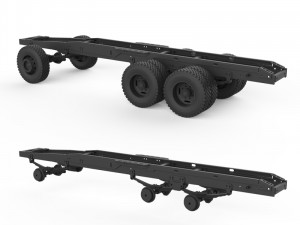 chassis mercedes benz ng 3D Baskı Modeli