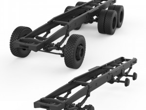 chassis mercedes benz ng 3D Baskı Modeli