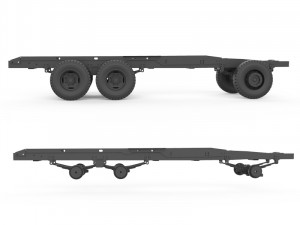 chassis mercedes benz ng 3D Baskı Modeli