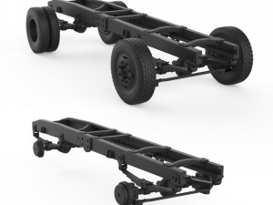 chassis mercedes benz Modello di stampa 3D