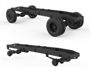 chassis mercedes benz Modello di stampa 3D