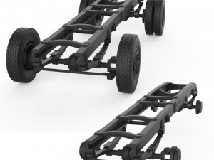 chassis mercedes benz Modello di stampa 3D