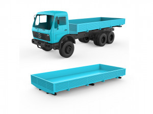 tipper mercedes benz ng Modello di stampa 3D