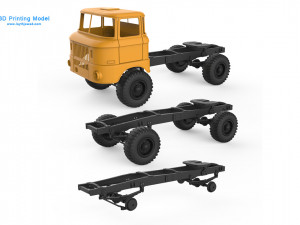 chassis ifa w50 Modello di stampa 3D