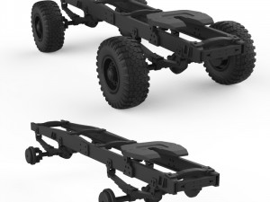 chassis ifa w50 Model do druku 3D