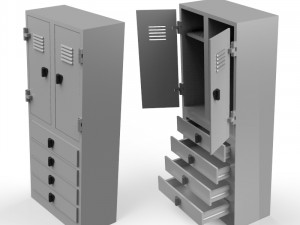 locker 3D Print Model