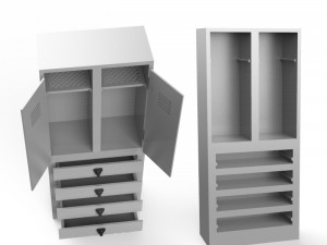 locker 3D Print Model