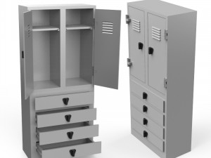 locker 3D Print Model