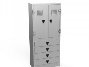 locker 3D Print Model