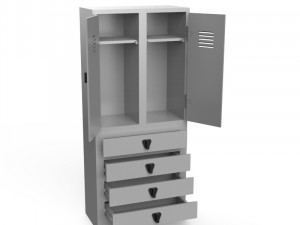 locker 3D Print Model