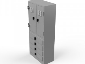 locker 3D Print Model