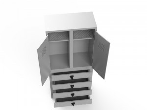 locker 3D Print Model