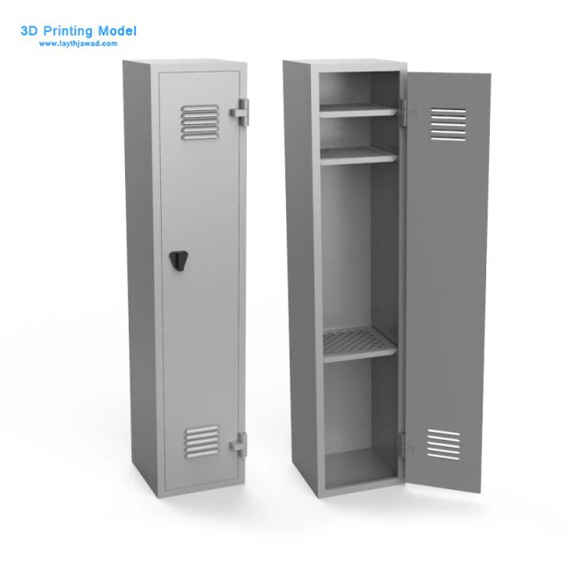 locker 3D Print Model .c4d .max .obj .3ds .fbx .stl .blend 