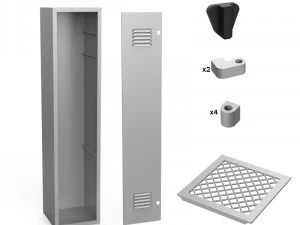 locker 3D Print Model