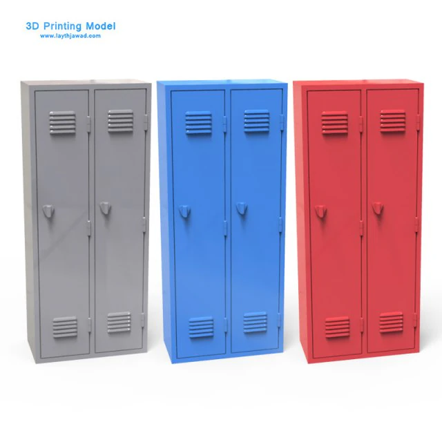 locker 3D Print Model .c4d .max .obj .3ds .fbx .stl .blend 
